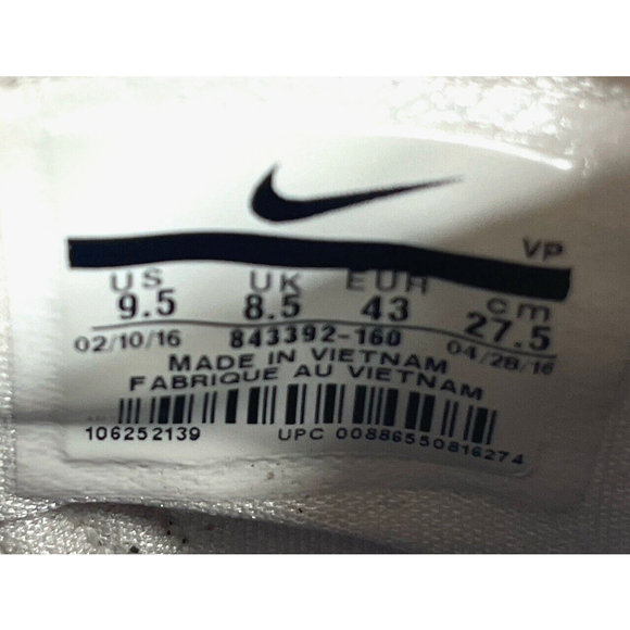 Nike KD9 Olympic Men's 9.5 US Shoes 843392-160 White Red Blue USA - Picture 7 of 16